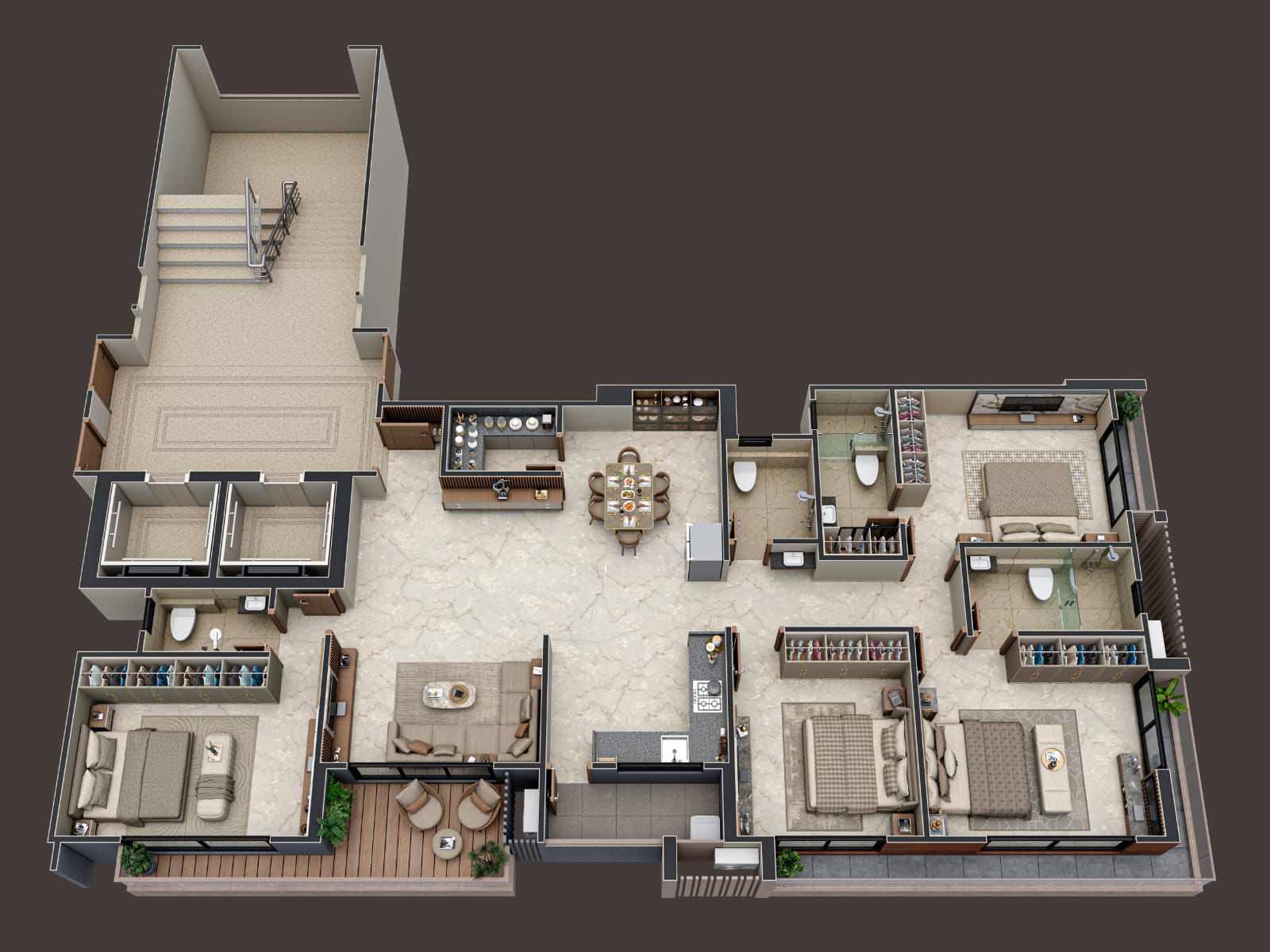4 BHK Luxury Residence