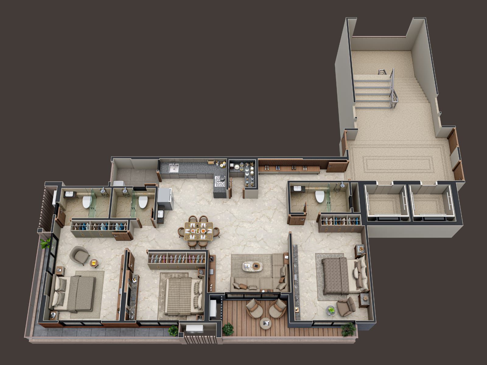 3-BHK Luxury Residence